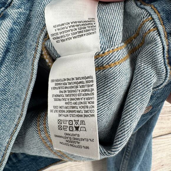 Lucky Brand Tomboy Trucker Denim Jacket Womens XS blue Medium Wash - Picture 9 of 14